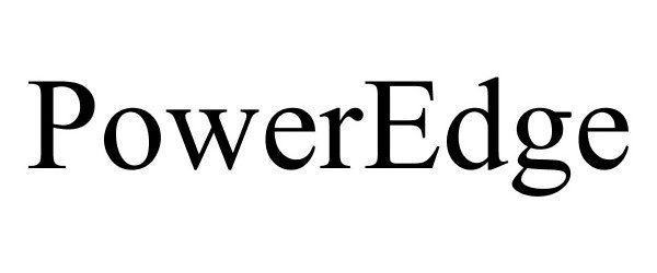 Trademark Logo POWEREDGE