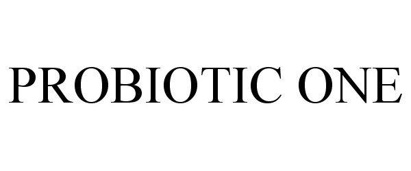 Trademark Logo PROBIOTIC ONE