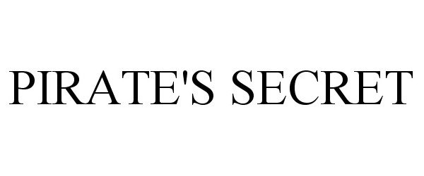 Trademark Logo PIRATE'S SECRET