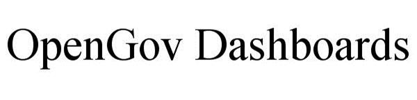 Trademark Logo OPENGOV DASHBOARDS