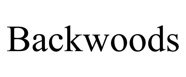 Trademark Logo BACKWOODS