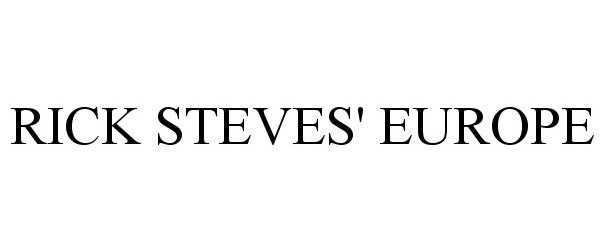  RICK STEVES' EUROPE