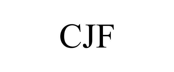 Trademark Logo CJF