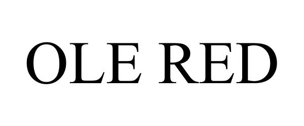 Trademark Logo OLE RED