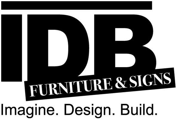 Trademark Logo I D B FURNITURE & SIGNS IMAGINE. DESIGN. BUILD.