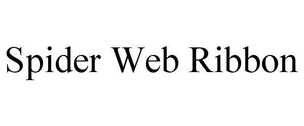 Trademark Logo SPIDER WEB RIBBON