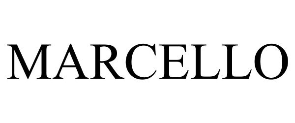 Trademark Logo MARCELLO