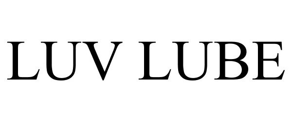 Trademark Logo LUV LUBE
