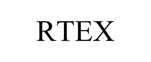 Trademark Logo RTEX