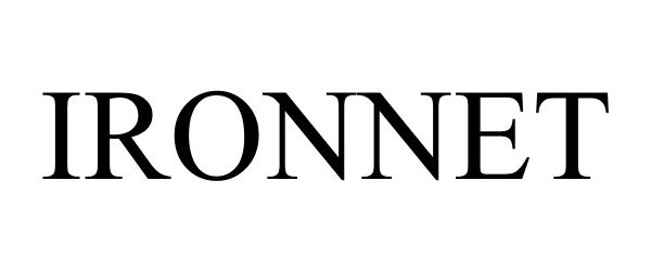 Trademark Logo IRONNET