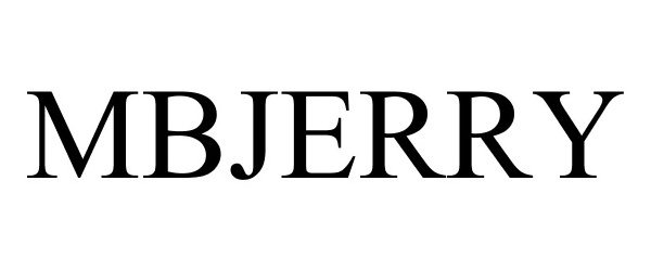 Trademark Logo MBJERRY