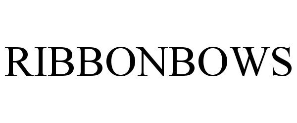 Trademark Logo RIBBONBOWS