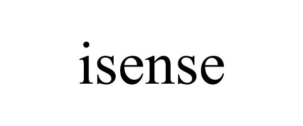 Trademark Logo ISENSE