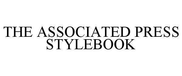 Trademark Logo THE ASSOCIATED PRESS STYLEBOOK