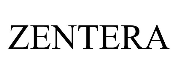 Trademark Logo ZENTERA