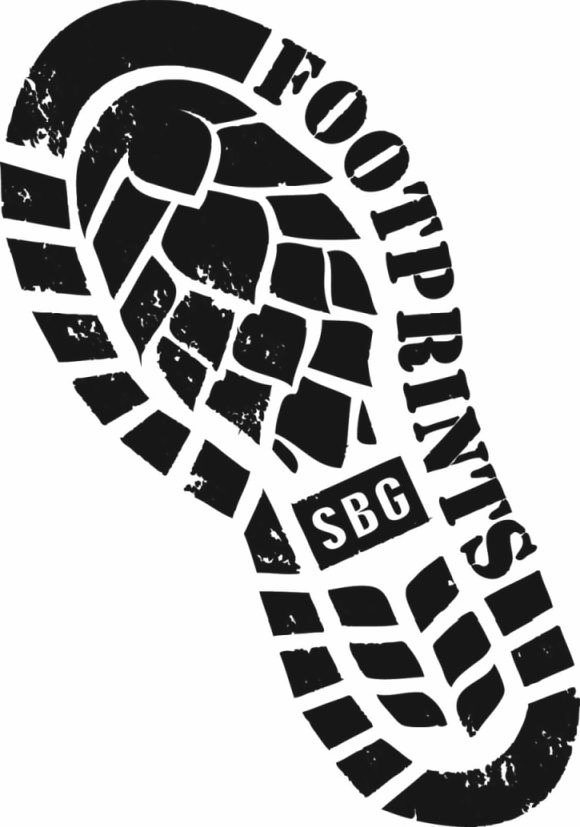 Trademark Logo FOOTPRINTS SBG