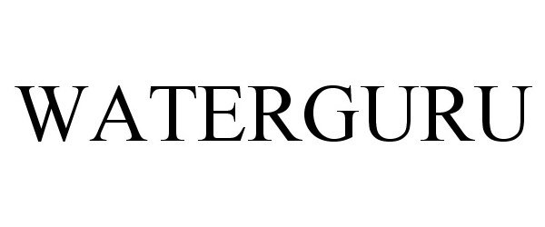 Trademark Logo WATERGURU