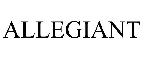 Trademark Logo ALLEGIANT