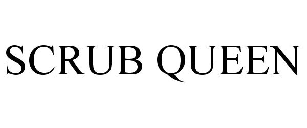 Trademark Logo SCRUB QUEEN