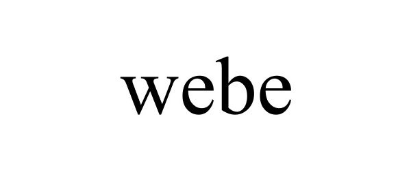 Trademark Logo WEBE