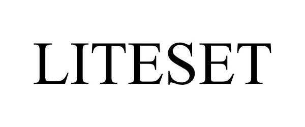 Trademark Logo LITESET