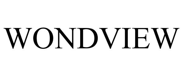 Trademark Logo WONDVIEW