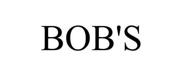  BOB'S