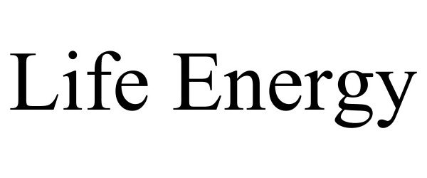 Trademark Logo LIFE ENERGY