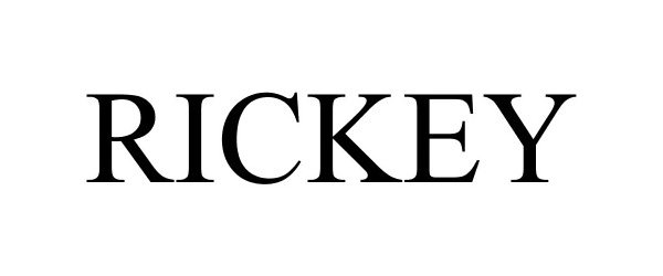 Trademark Logo RICKEY