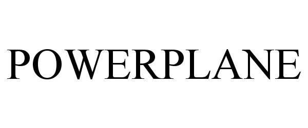 Trademark Logo POWERPLANE