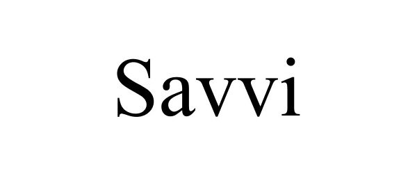 Trademark Logo SAVVI