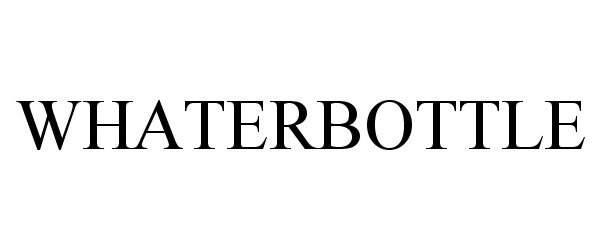 Trademark Logo WHATERBOTTLE