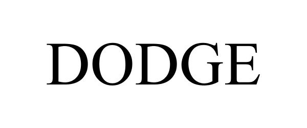 Trademark Logo DODGE