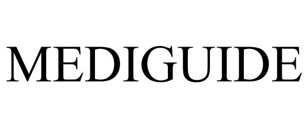 Trademark Logo MEDIGUIDE