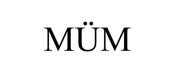 Trademark Logo MÜM