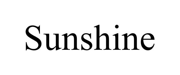 Trademark Logo SUNSHINE