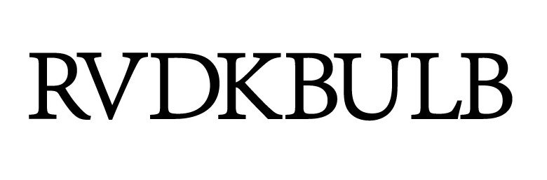 Trademark Logo RVDKBULB