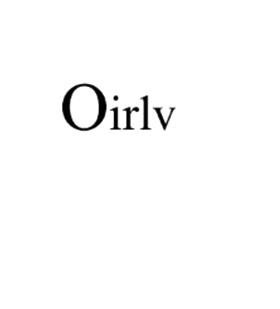 Trademark Logo OIRLV