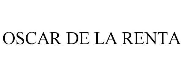 Trademark Logo OSCAR DE LA RENTA