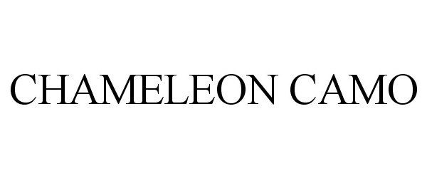 Trademark Logo CHAMELEON CAMO