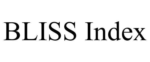 Trademark Logo BLISS INDEX