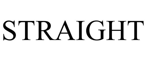 Trademark Logo STRAIGHT