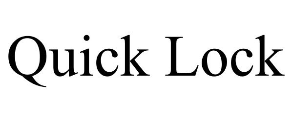 Trademark Logo QUICK LOCK