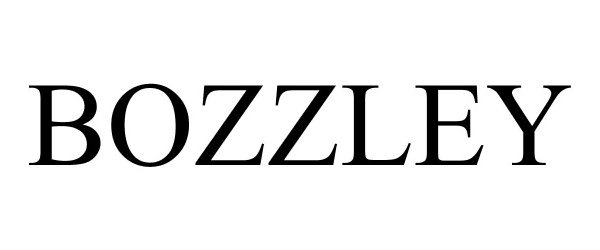 Trademark Logo BOZZLEY