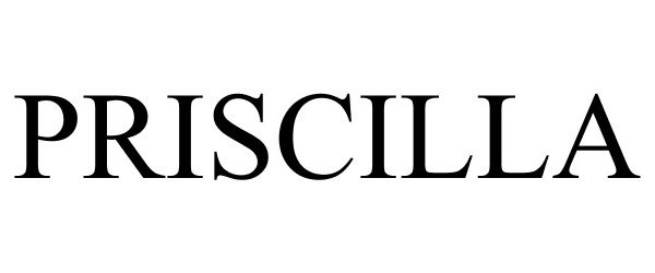 Trademark Logo PRISCILLA