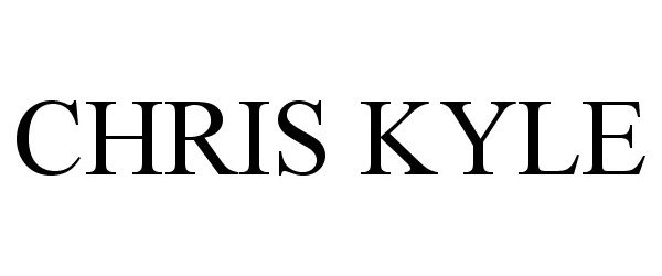 Trademark Logo CHRIS KYLE