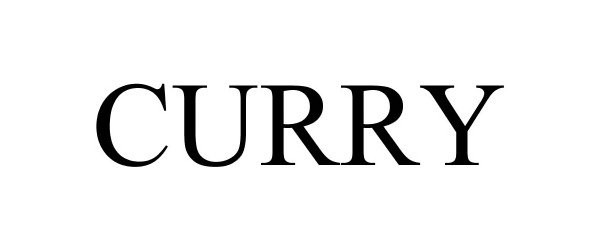 Trademark Logo CURRY