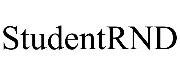 Trademark Logo STUDENTRND