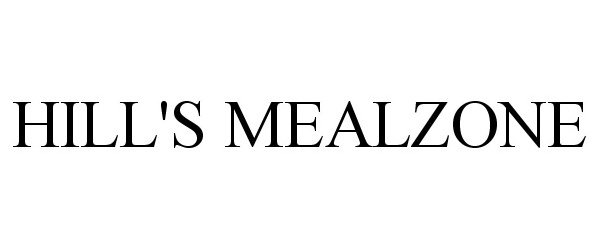  HILL'S MEALZONE