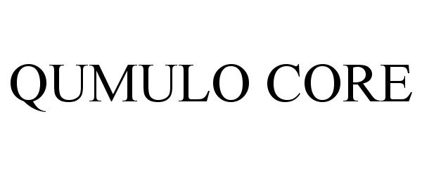 Trademark Logo QUMULO CORE